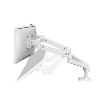 ergotron Monitor-Halterung LX Pro Dual Side-By-Side 45-686-290 weiß für 2 Monitore, Tischbohrung, Tischklemme