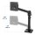 ergotron Monitor-Halterung NX 45-669-224 schwarz für 1 Monitor, Tischklemme, Tischbohrung