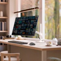 ergotron Monitor-Halterung NX 45-669-216 weiß für 1 Monitor, Tischklemme, Tischbohrung