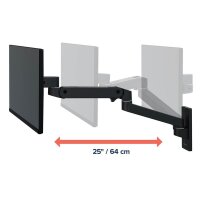 ergotron Monitor-Halterung LX Pro Arm 45-683-292 schwarz für 1 Monitor, Wandhalterung