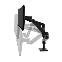ergotron Monitor-Halterung LX Pro Dual Stacking 45-690-292 schwarz für 2 Monitore, Tischbohrung, Tischklemme