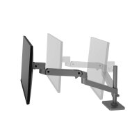 ergotron Monitor-Halterung LX Pro 45-695-293 dunkelgrau für 1 Monitor, Tischklemme
