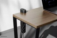 Neomounts DS22-840BL6 3-fach Tischsteckdose 1,4 m schwarz mit USB-Buchse