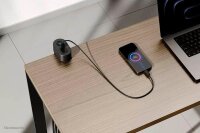 Neomounts DS22-840BL6 3-fach Tischsteckdose 1,4 m schwarz mit USB-Buchse