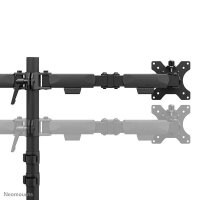Neomounts Arm für Monitor-Halterung DS60-600BL2 schwarz für 2 Bildschirme, Tischbohrung