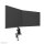 Neomounts Arm für Monitor-Halterung DS60-600BL2 schwarz für 2 Bildschirme, Tischbohrung