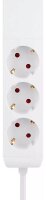 Neomounts DS22-840BL6 3-fach Tischsteckdose 1,4 m weiß mit USB-Buchse