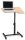 relaxdays PC-Tisch höhenverstellbar eiche hell 60,0 x 40,5 x 58,0 - 95,0 cm