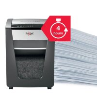 Rexel Momentum M515 Aktenvernichter mit Partikelschnitt P-5, 2 x 15 mm, bis 15 Blatt, schwarz