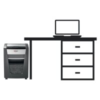 Rexel Momentum X420 Aktenvernichter mit Partikelschnitt P-4, 4 x 40 mm, bis 20 Blatt, schwarz