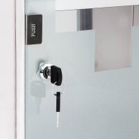 relaxdays Medizinschrank EMERGENCY XL ohne Norm silber