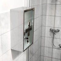 relaxdays Medizinschrank EMERGENCY XL ohne Norm silber