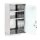 relaxdays Medizinschrank EMERGENCY XL ohne Norm silber