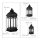 relaxdays ohne Leuchtmittel Laternen-Set schwarz 12,5/16,0/20,0 cm, 3 St.