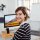 relaxdays Monitorständer braun
