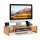 relaxdays Monitorständer braun