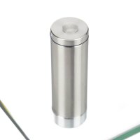 relaxdays Monitorständer silber, transparent