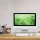 relaxdays Monitorständer silber, transparent