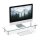 relaxdays Monitorständer silber, transparent