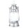 relaxdays LED Laterne silber 11,5 cm, 1 St.