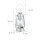 relaxdays LED Laterne silber 11,5 cm, 1 St.