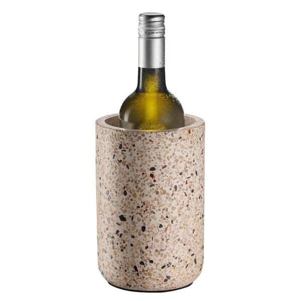APS Flaschenkühler Terrazzo weiß