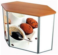 update displays Messetheke gerade, buche 122,5 x 55,0 x...