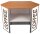 update displays Messetheke gerade, buche 122,5 x 55,0 x 93,0 cm