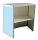 update displays Messetheke gerade, weiß 80,0 x 47,0 x 93,0 cm
