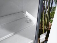 update displays Messetheke gerade, weiß 90,0 x 51,0 x 91,0 - 220,0 cm