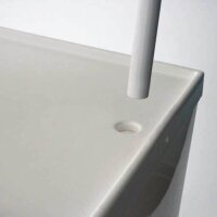 update displays Messetheke gerade, weiß 90,0 x 51,0 x 91,0 - 220,0 cm