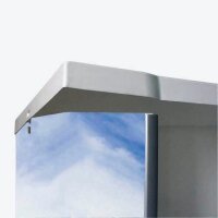 update displays Messetheke gerade, weiß 90,0 x 51,0 x 91,0 - 220,0 cm