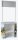 update displays Messetheke gerade, weiß 90,0 x 51,0 x 91,0 - 220,0 cm