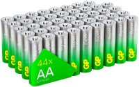 GP Batterien SUPER Alkali-Mangan Mignon AA 1,5 V, 40 St.