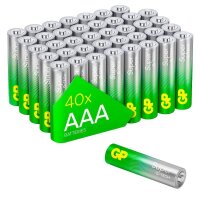 GP Batterien SUPER Alkali-Mangan Micro AAA 1,5 V, 40 St.