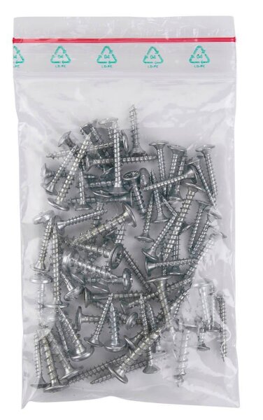 Druckverschlussbeutel 50 µm 6,0 x 8,0 cm, 100 St.