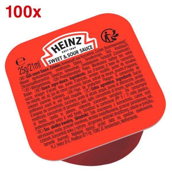 HEINZ Süßsauer-Sauce 100x 25,0 g, 1 St.
