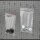 Druckverschlussbeutel 50 µm 10,0 x 15,0 cm, mit Euroloch, 100 St.