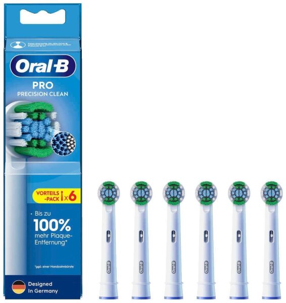 Oral-B PRO Precision Clean Zahnbürstenaufsätze, 6 St.