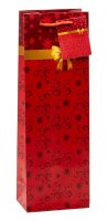 12 TSI Geschenktüten für Flaschen Weihnachten Serie 9 Motiv sortiert 12,0 x 36,0