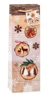 12 TSI Geschenktüten für Flaschen Weihnachten Serie 9 Motiv sortiert 12,0 x 36,0