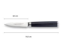 Echtwerk Küchenmesser  Damast silber, schwarz,...