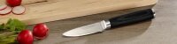 Echtwerk Küchenmesser  Damast silber, schwarz, Klinge: 8,5 cm, 1 St.