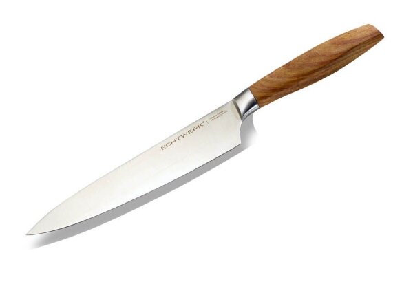 Echtwerk Kochmesser Classic Edition silber, braun, Klinge: 20,3 cm, 1 St.