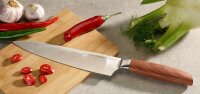 Echtwerk Kochmesser Classic Edition silber, braun, Klinge: 20,3 cm, 1 St.