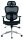 Bürostuhl Mesh, BT-1388F-1K Stoff schwarz, Gestell chrom