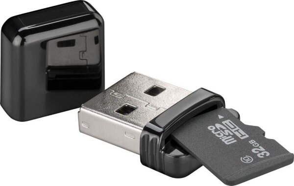 goobay microSD-Kartenleser schwarz