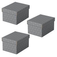 Esselte Home Aufbewahrungsboxen 6,5 l grau 20,0 x 25,5 x...