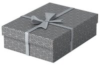 Esselte Home Aufbewahrungsboxen 8,0 l grau 26,5 x 36,0 x 10,0 cm, 3 St.