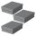 Esselte Home Aufbewahrungsboxen 8,0 l grau 26,5 x 36,0 x 10,0 cm, 3 St.